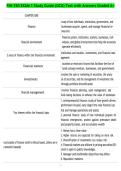 FIN-350 EXAM 1 Study Guide &lpar;GCU&rpar; Test with Answers Graded A&plus;