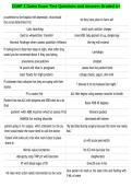 COMP 2 Galen Exam Test Questions and Answers Graded A&plus;