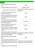 Class A&sol;B Operator for Underground Storage Tank Test Questions and Answers&NewLine;Graded A&plus;