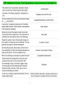 CEP Midterm Exam Test Questions and Answers Graded A&plus;