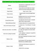 CCDS IBHRE Exam Test Questions and Answers Graded A&plus;