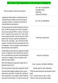 BLS Exam Test Questions and Answers Graded A&plus;