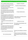 BLS Instructor Exam Test Questions and Answers Graded A&plus;