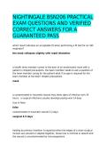 BSN 206 TESTBANK 10 DIFFERENT EXAM VERSIONS AND OVER 700 QUESTIONS AND CORRECT ANSWERS &lpar;QUIZ&sol;MIDTERMS AND FINAL EXAM SETS&rpar;