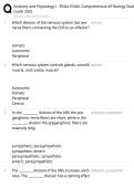 Anatomy and Physiology I Final Exam&colon; Comprehensive A&P Biology Study Guide 2025
