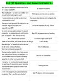 BLS &lpar;25 Questions&rpar; and Answers Graded A&plus;