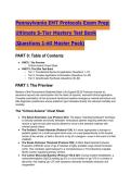 2026&sol;2027 Pennsylvania EMT Protocols Mastery Test Bank &vert; 33&plus; Premium Q&A &vert; Ultimate S-Tier BLS Study Guide