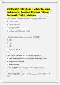 Wastewater Collections 3 2026 Question&NewLine;and Answer &vert; Premium Revision Edition &vert;&NewLine;Previously Tested Solutions&NewLine;