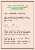 TCAR Exam Questions and Answers 2026 - Trauma Certified Registered Nurse Study Guide&NewLine;&NewLine;
