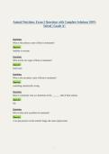 Animal Nutrition&colon; Exam 3 Questions with Complete Solutions 100&percnt; Solved &vert; Grade A&plus;