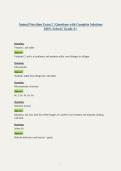 Animal Nutrition Exam 2 &vert; Questions with Complete Solutions 100&percnt; Solved &vert; Grade A&plus;