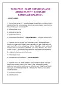 SEO Title&colon; TCAR Prep Exam Questions & Answers &vert; Accurate Rationales for Trauma Certification&NewLine;&NewLine;