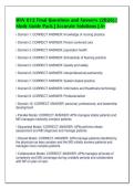 MSN 612 Final Questions and Answers &lpar;2026&rpar; &vert;&NewLine;Study Guide Pack &vert; Accurate Solutions &vert; A&plus;