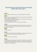 Animal Nutrition Exam 5 &lpar;Final&rpar; Exam Questions with Complete Solutions 100&percnt; Solved &vert; Grade A&plus;