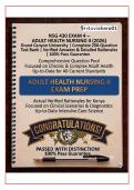 NSG 430 Exam 4 &ndash; Adult Health Nursing II &lpar;2026&rpar; &vert; Grand Canyon University &vert; 250 Verified Questions & Answers with Detailed Rationales &vert; 100&percnt; Pass Guarantee&NewLine;&NewLine;
