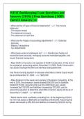 INTUIT Bookkeeping Exam Questions and&NewLine;Answers &lpar;2026&rpar; &vert; Prep Questions &vert; 100&percnt;&NewLine;Correct Answers &vert; A&plus;