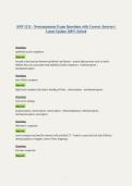 ANP 1111 - Neuroanatomy Exam Questions with Correct Answers &vert; Latest Update 100&percnt; Solved