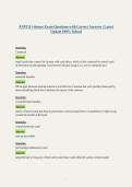 ANP1111-tissues Exam Questions with Correct Answers &vert; Latest Update 100&percnt; Solved