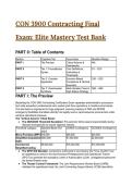 2026&sol;2027 CON 3900 Contracting Final Exam&colon; Elite Mastery Test Bank & S-Tier Study Guide &lpar;44&plus; Q&A&rpar;