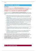 Samenvatting - E-financi&euml;le Analyse &lpar;2e jaar Accountancy-Fiscaliteit&comma; duidelijke en examengerichte studiehulp&rpar;