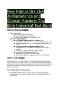 2026&sol;2027 S-Tier New Hampshire LNA Jurisprudence & Clinical Mastery Test Bank &lpar;33&plus; Q&A&rpar;