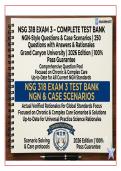 NSG 318 Exam 3 &ndash; Complete Test Bank &vert; NGN-Style Questions & Case Scenarios &vert; 250 Questions with Answers & Rationales &vert; Grand Canyon University &vert; 2026 Edition &vert; 100&percnt; Pass Guarantee