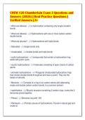 CHEM 120 Chamberlain Exam 3 Questions and&NewLine;Answers &lpar;2026&rpar; &vert; Real Practice Questions &vert;&NewLine;Verified Answers &vert; A&plus;