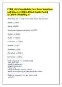 CHEM 120 Chamberlain Final Exam Questions&NewLine;and Answers &lpar;2026&rpar; &vert; Study Guide Pack &vert;&NewLine;Accurate Solutions &vert; A&plus;
