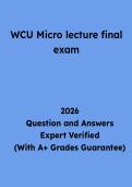 WGU C-453 Microbiology OA Study Guide Exam Questions and Answers &vert; Practice Test PDF 2026