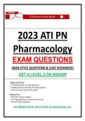 ATI PN Pharmacology Proctor Actual Exam&comma; ATI Nursing Exam NGN Questions &lpar;PDF&rpar; &lpar;Guarantee Pass&rpar;