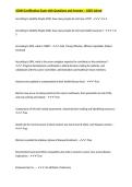 AONN Certification Exam with Questions and Answers &ndash; 100&percnt; Solved