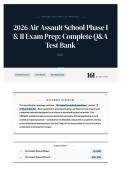 2026 Air Assault School Phase I & II Exam Prep  Complete Q&A Test Bank 160&plus;