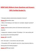 NRNP 6645 Midterm Exam &lpar;Latest 2026&sol;2027 Update&rpar; Complete Questions and Guide Answers&comma; 100&percnt; Verified Graded A&plus;