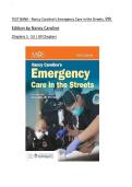 TEST BANK - Nancy Caroline&rsquo;s Emergency Care in the Streets&comma; 9th &NewLine;Edition by Nancy Caroline &NewLine;Chapters 1 - 53 &vert; All Chapters 