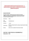 ARMRIT MRI Registry Review and Practice Exam Guide 2025&sol;2026 &ndash; U&period;S&period;&NewLine;Certification Prep 2025&sol;2026 Complete 100-Question Practice Exam with&NewLine;Answers and Explanations 