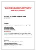 ISYE 6644 OH Exam 2 Practice Questions &ndash; Spring 2025 Complete&NewLine;Study Guide with Verified Questions&comma; Answers & Rationales&period;&NewLine;Georgia Institute Of Technology&period; 