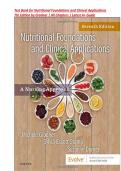 Test Bank for Nutritional Foundations and Clinical Applications&NewLine;7th Edition by Grodner &vert;ISBN-13 978-0323544900 &vert; All Chapters  &vert; Latest A&plus; Guide 