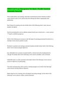 HRIM Udel Event Management Test Bank &vert;&vert; Possible Questions Accurately Answered&period;