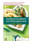 Test Bank For Nutritional Foundations and Clinical Applications&NewLine;A Nursing Approach 8th Edition By Michele Grodner&comma; Sylvia&NewLine;Escott-Stump&comma; Suzanne Dorner &vert;ISBN-13 978-0323810241 &vert; All Chapters&period;&period;A&plus; GUIDE