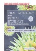 Test Bank For Oral Pathology for the Dental Hygienist 7th&NewLine;Edition by Olga A&period; C&period; Ibsen &vert;  ISBN-13 978-0323400626 &vert; All Chapters Complete Guide A&plus;&period;pdf