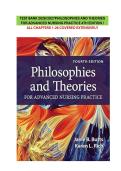TEST BANK 2026&sol;2027PHILOSOPHIES AND THEORIES&NewLine;FOR ADVANCED NURSING PRACTICE 4TH EDITION &sol;&NewLine;ALL CHAPTERS 1-26 COVERED EXTENSIVELY