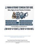 YAMAHA OUTBOARD TECHNICIAN COMPREHENSIVE ASSESSMENT QUESTIONS WITH CORRECT ANSWERS GRADED A&plus; FOR 2026 ASSURED EXCEL&excl;&excl;