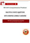 RN VATI Comprehensive Predictor &lpar;PDF&rpar; &vert; &lpar;2026&rpar; Nursing Exam Questions & Rationales &vert; ATI