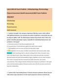 Latest APEA 3P Exam Predictor &comma; Pathophysiology&comma; Pharmacology&comma;&NewLine;Physical Assessment &lpar;Health Assessment&rpar; BEST Exam Predictor&NewLine;2026&sol;2027&NewLine;Pathophysiology&NewLine;Pharmacology&comma;&NewLine;Physical Assessment&NewLine;Health Assessment