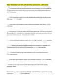Water Restoration Exam IICRC with Questions and Answers &ndash; 100&percnt; Solved