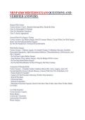 NRNP 6560 Midterm Exam Questions and Verified Answers