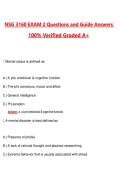 NSG 3160 Exam 2 &lpar;Latest 2026&sol;2027 Update&rpar; Complete Questions and Guide Answers&comma; 100&percnt; Verified Graded A&plus;