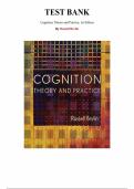 Cognition&colon; Theory and Practice&comma; 1st Edition  &mdash; by Russell Revlin  &mdash; Complete Test Bank &lpar;Ch&period; 1-13&rpar;