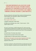 NURS 2003 MIDTERM EXAM AND STUDY GUIDE &NewLine;NEWEST 2026 TEST BANK&vert; NURS2003 NURSING &NewLine;THERAPEUTICS MIDTERM EXAM REVIEW WITH &NewLine;COMPLETE REAL EXAM QUESTIONS AND CORRECT &NewLine;VERIFIED ANSWERS&sol; ALREADY GRADED A&plus; &lpar;MOST RECENT&excl;&excl;&rpar; 
