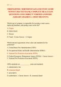 FIREFIGHTER 1 MIDTERM AND FINAL EXAMS NEWEST 2025&sol; 2026 PACKAGE DEAL&vert; DIFFERENT VERSIONS WITH COMPLETE REAL EXAM QUESTIONS AND CORRECT VERIFIED ANSWERS&sol;  ALREADY GRADED A&plus;&vert; FIREFIGHTER 1 EXAM PREP &lpar;MOST RECENT EXAMS&excl;&excl;&rpar; 